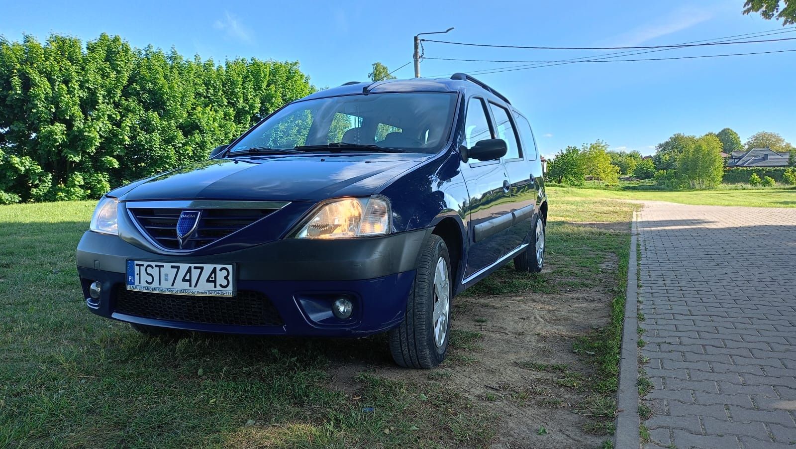 Dacia Logan Mcv 1.5dci 86KM krajowa bezwypadkowa mały przebieg st. bdb