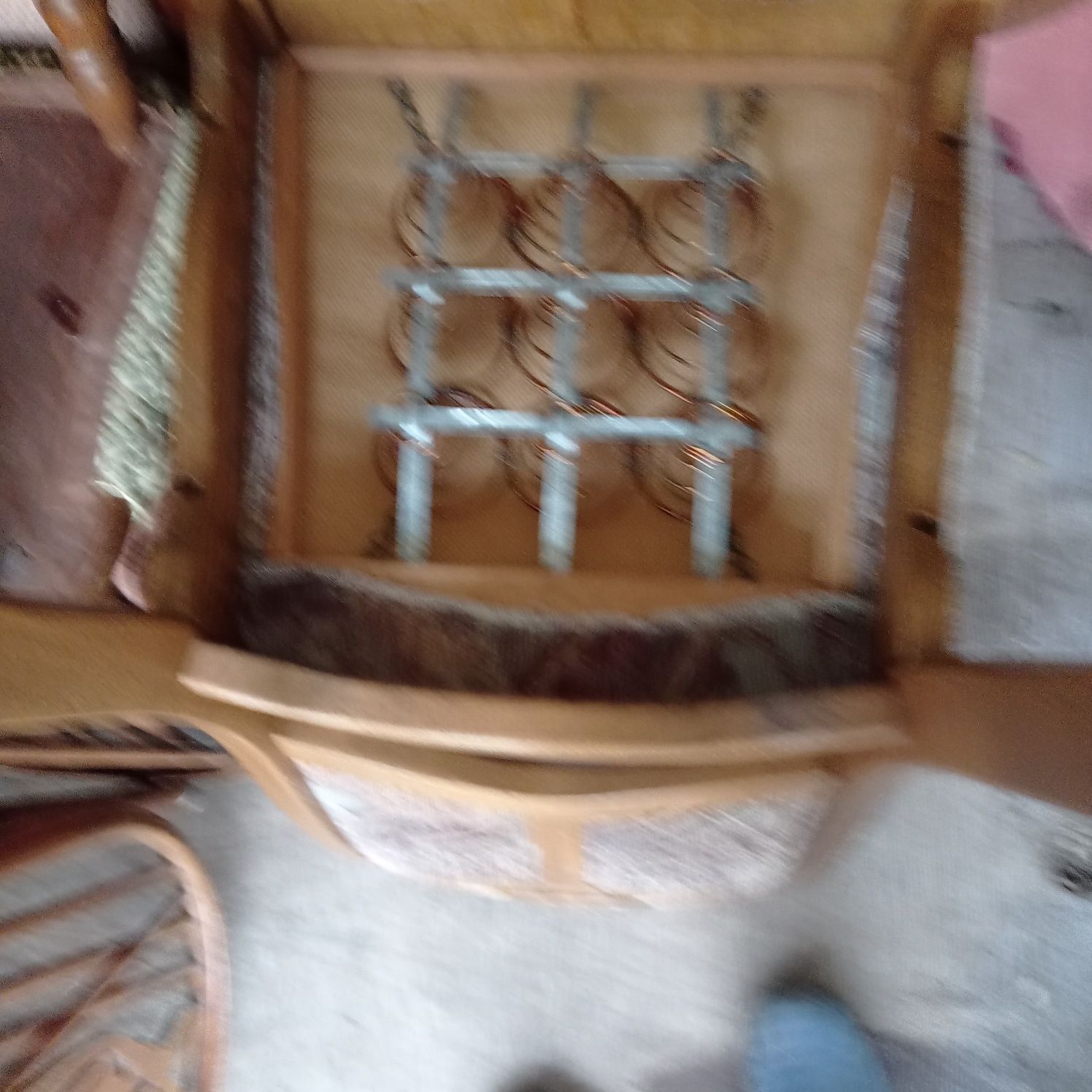Stół z krzesłami z dębu