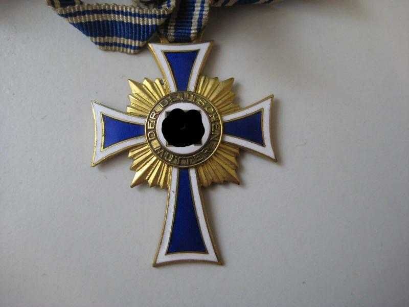 MotherCross Ouro 1938 c/ Caixa - Nazi - 3º Reich - WW 2