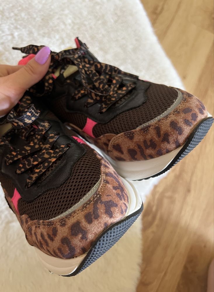 Replay • buty damskie w panterkę • 40 • jak nowe