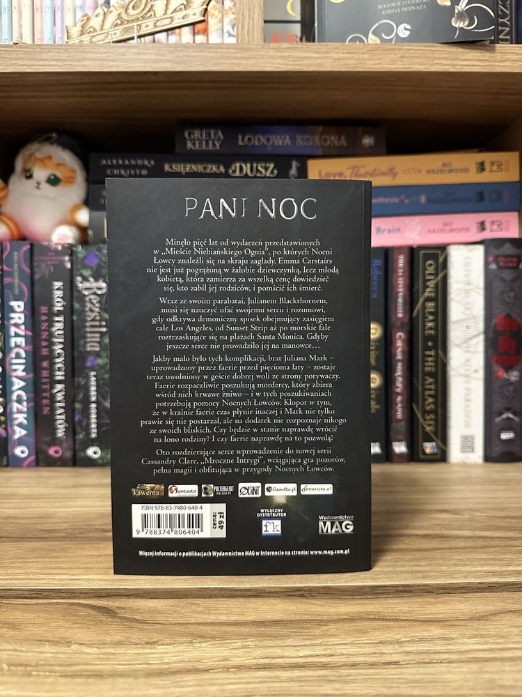 Pani Noc - Cassandra Clare Mroczne intrygi tom 1