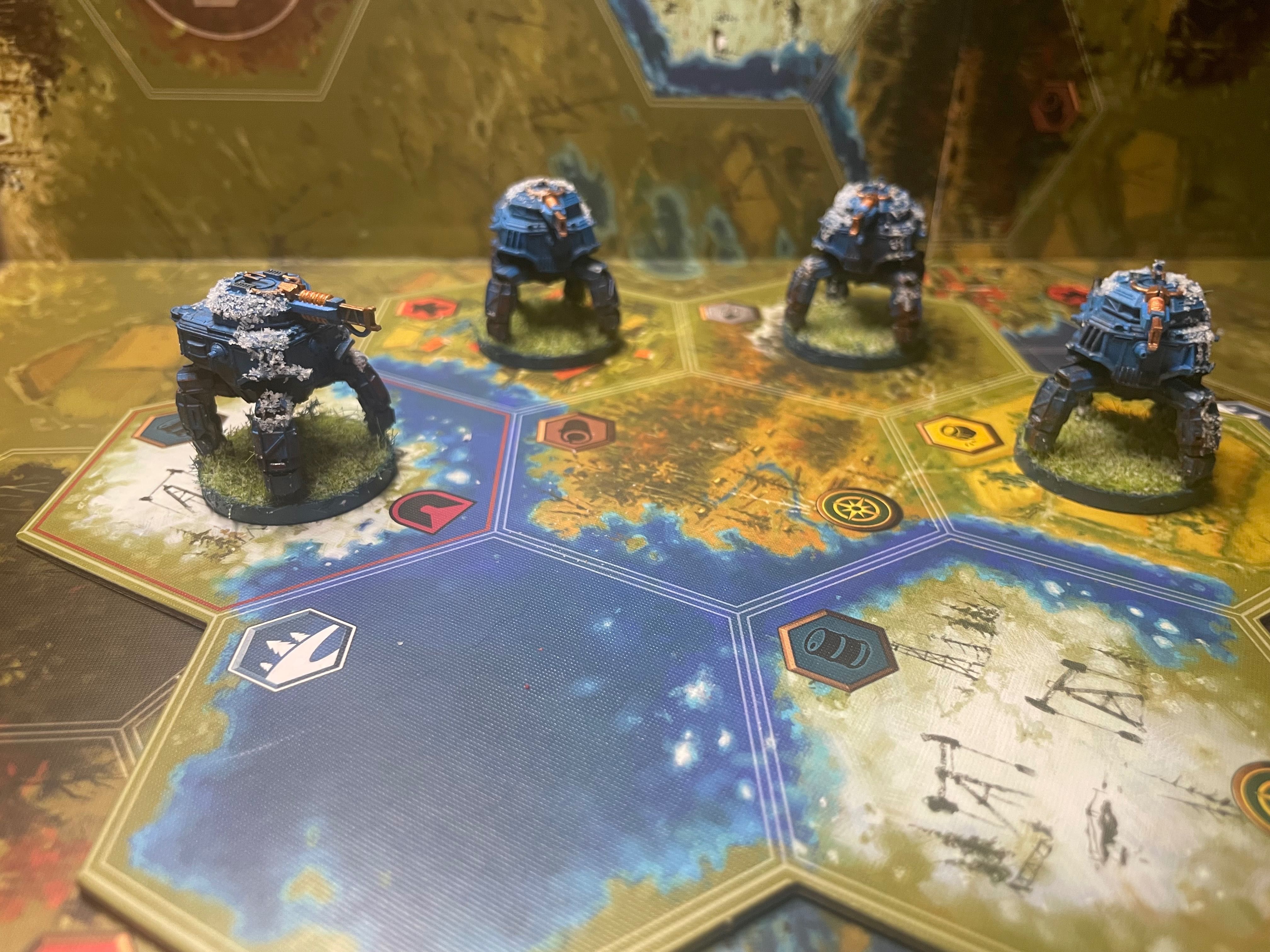 Zestaw alternatywnych Mechów do gry Scythe