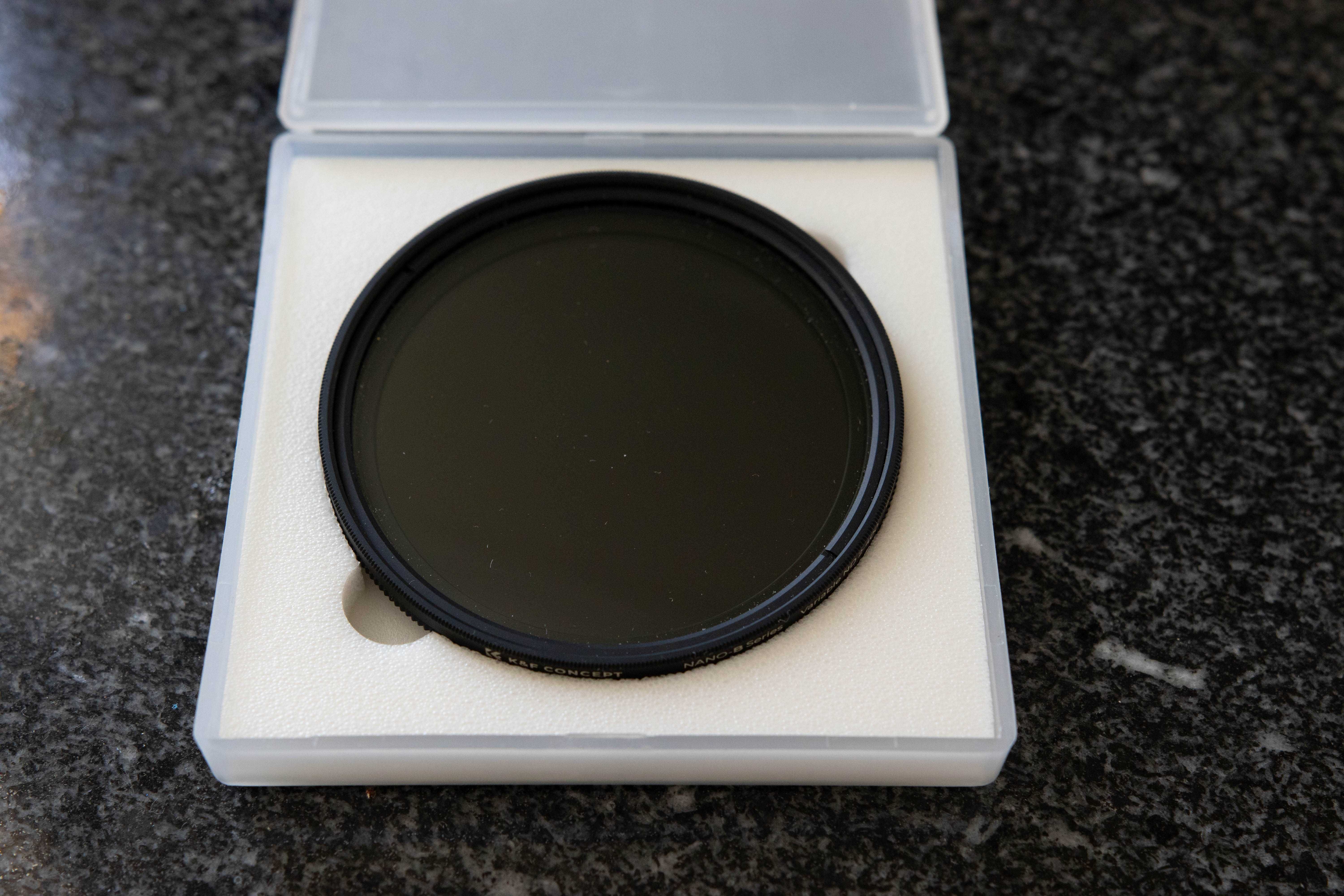 Filtro ND Variável K&F Concept ND2–ND400 – 67mm