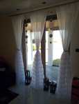 Firana 140cm x 250cm z 10 falbanami