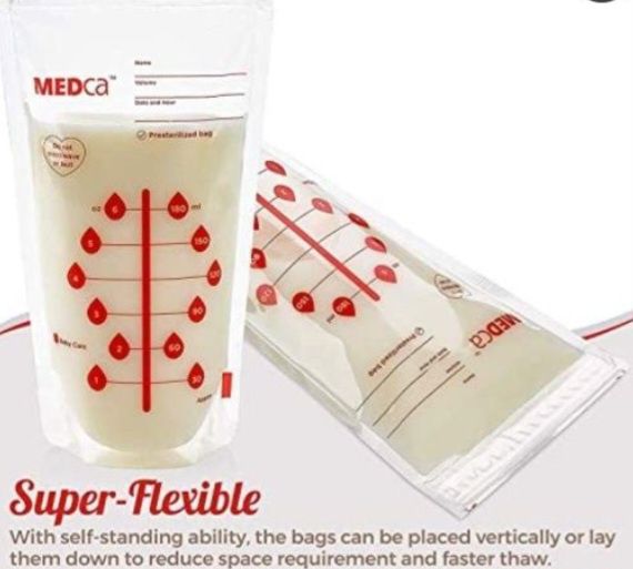 Пакети для зберігання та заморожування грудного молока Medca
