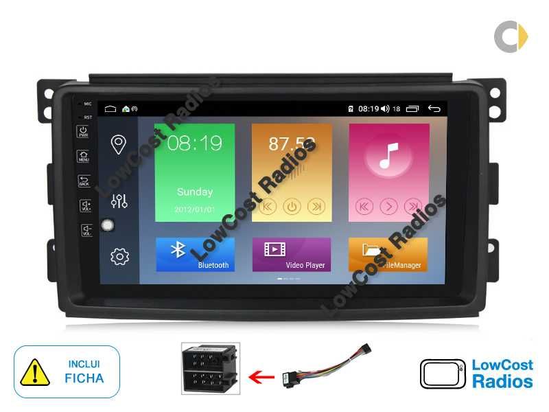 Rádio 2DIN GPS ANDROID BMW E46 E39 E87, VW, Opel, Mercedes (MONTAGEM)