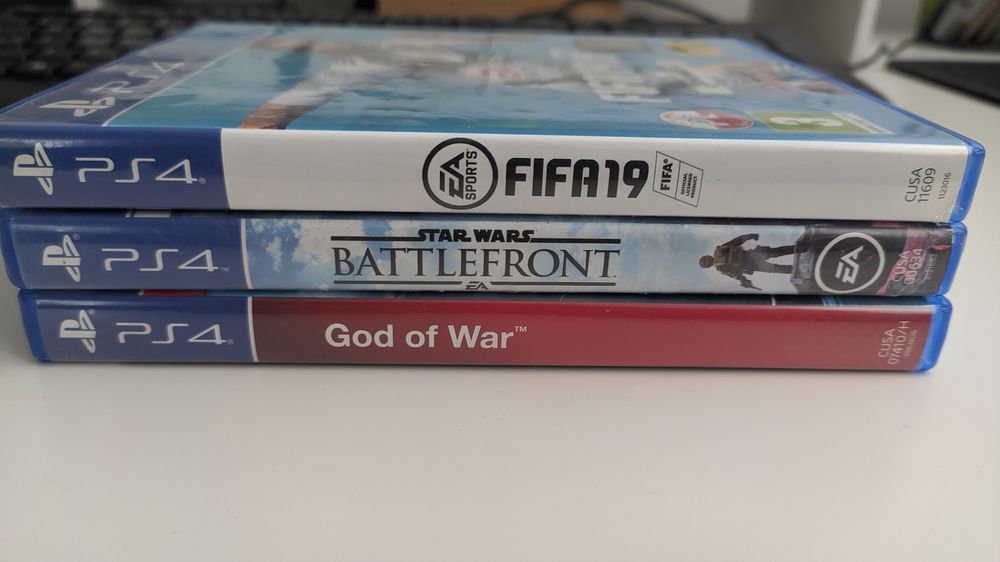 Fifa 19/God of war/battlefront ps4