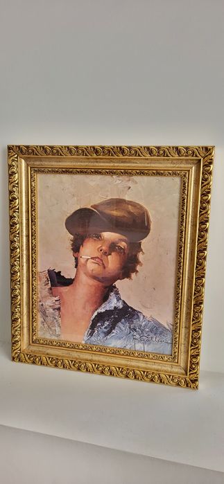 Quadro Menino cigarro