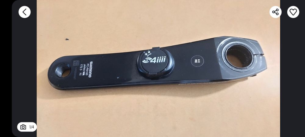 Crank de potençia 4iiii Dura.ace