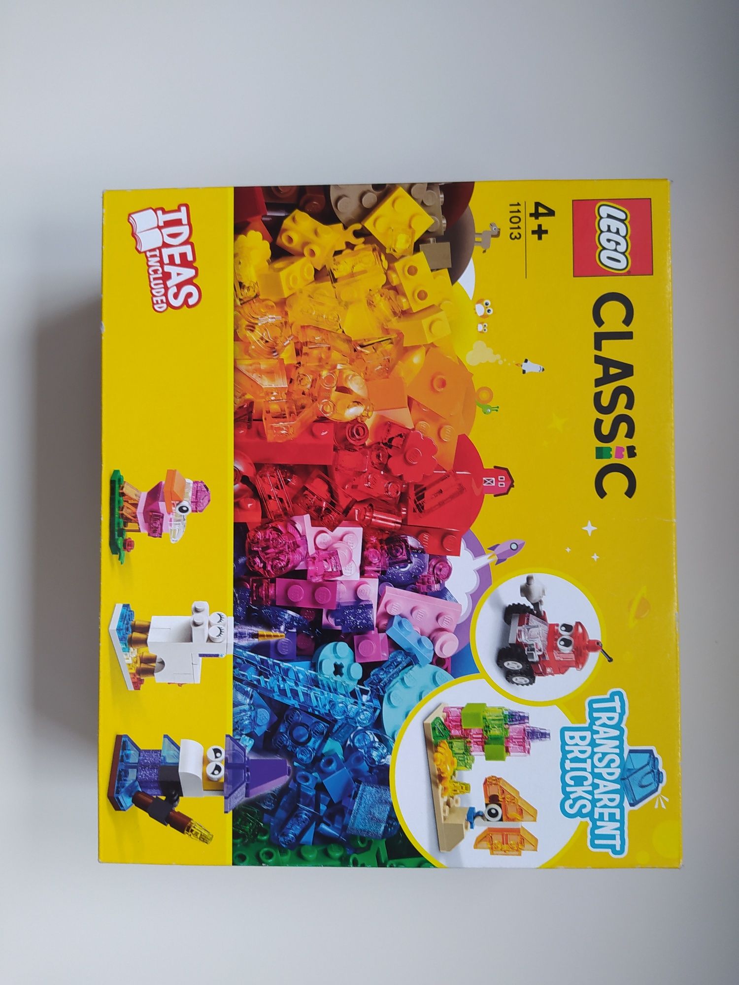Lego 11013 transparent block