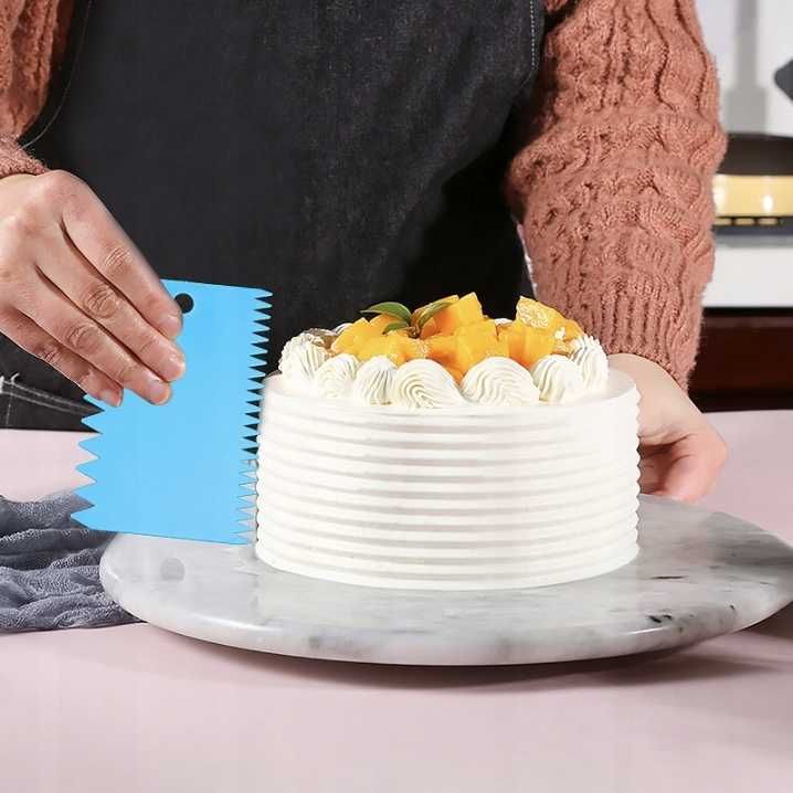 Łopatka szpatułka forma do dekoracji ozdoby tortu ciasta 3 szt #63