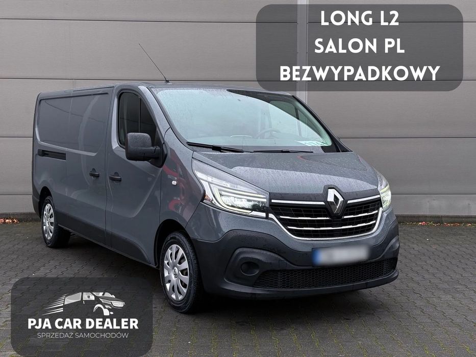 Renault Trafic Long L2H1 Maxi Furgon Blaszak Salon PL, Serwisowany, Bezwypadkowy  *FINANSOWANIE* LED, Tempomat, Klimatyzacja PDC TOP