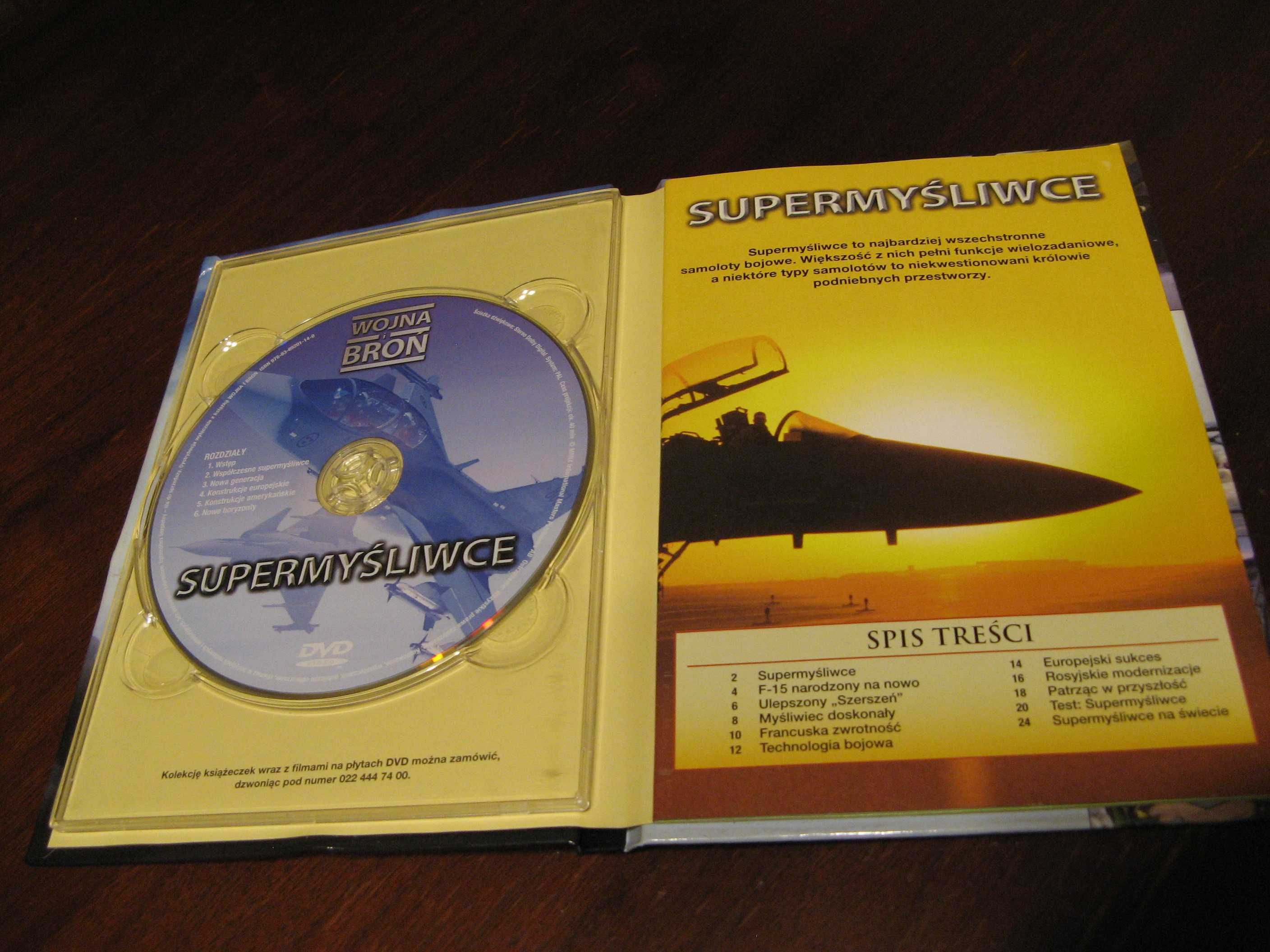 Film  z serii Wojna i Broń  ,,Supermyśliwce  " -  DVD