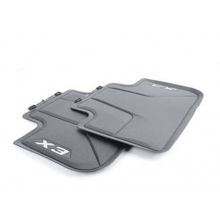 Новые оригинальные коврики БМВ BMW X3 G01/F25 (резина/велюр)