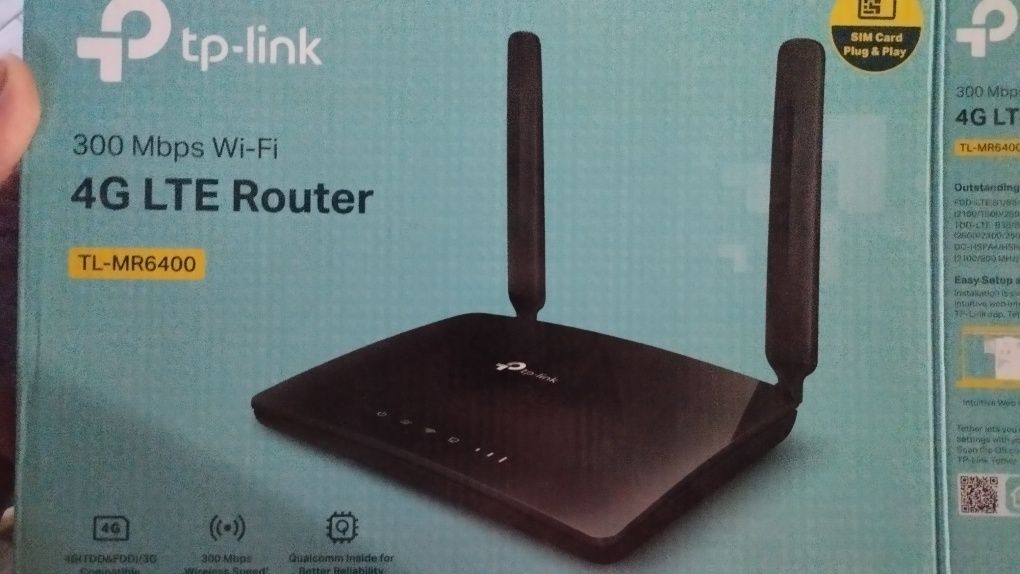 Modem do internetu Router  TP-Link TL-MR6400 SIM