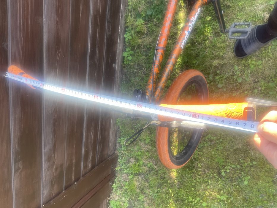 Bmx Mafiabikes Kush2+ 20 orange splat siodełko zamszowe