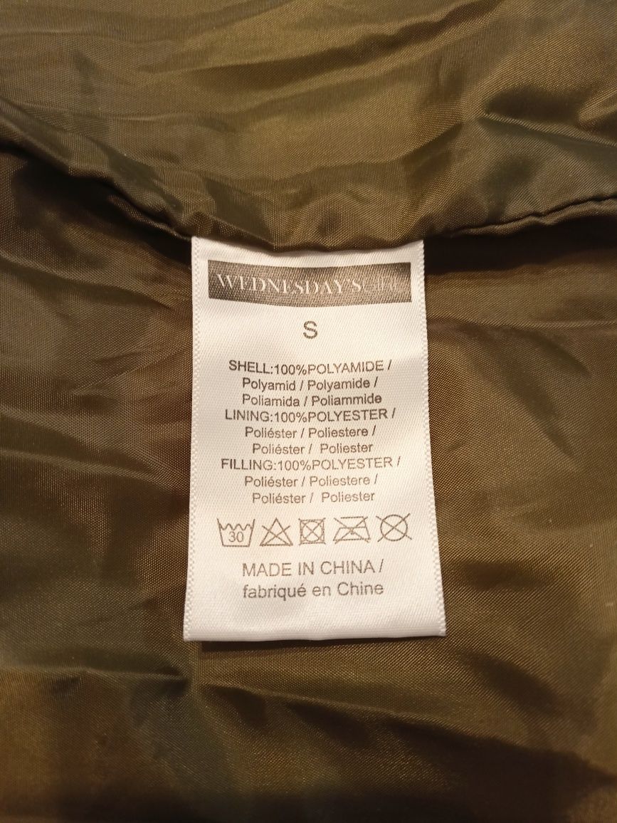 Nowa kurtka khaki rozmiar S. Kurtka damska Wednesday's Girl Oversize
