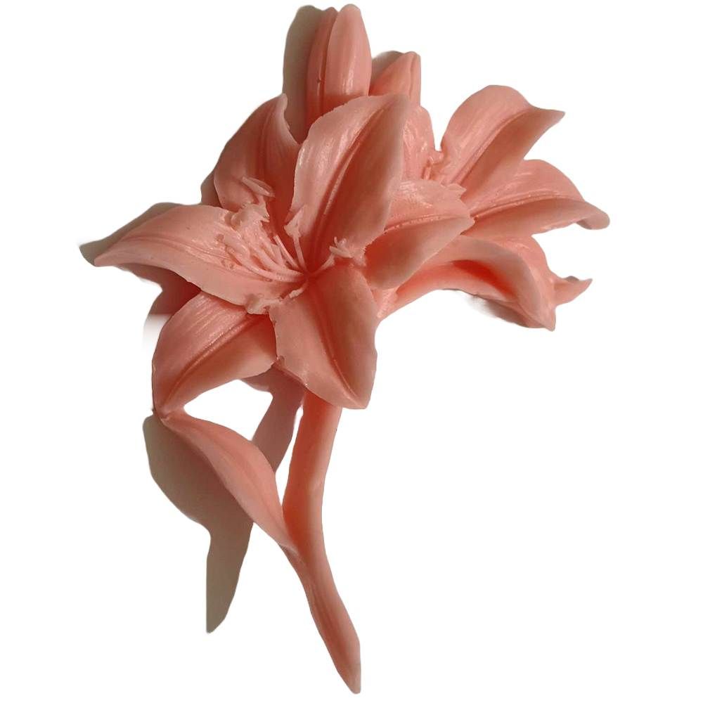 Mini mydełka kwiat lilia duża na prezent podziękowania I komunia Św