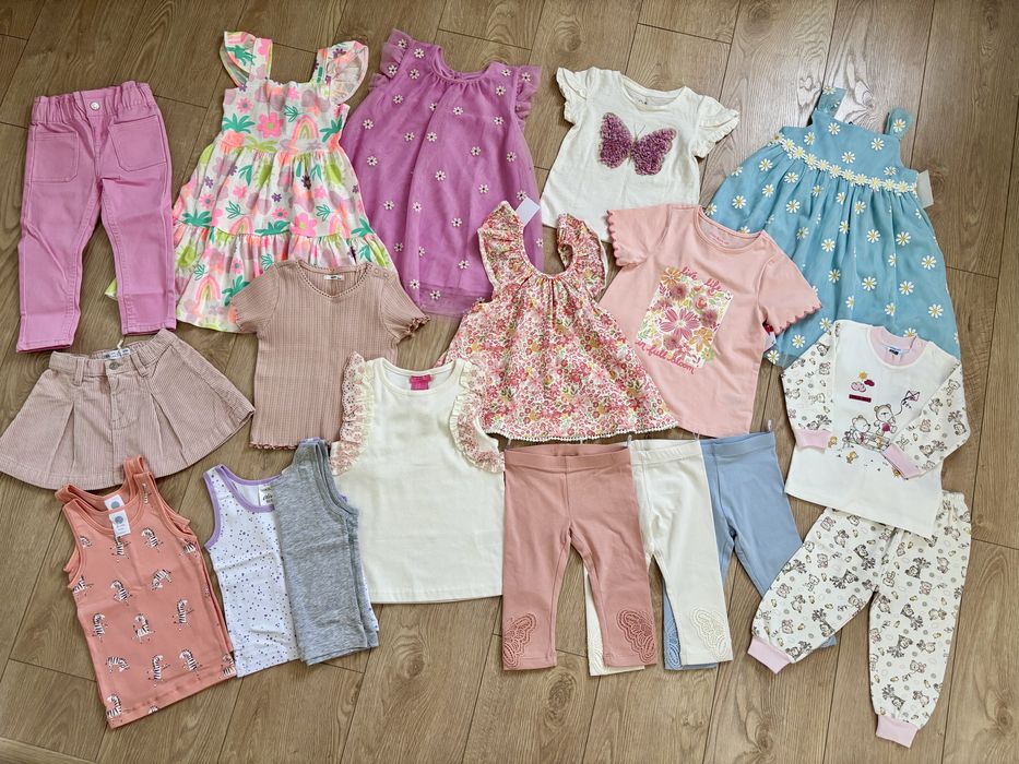Одяг для дівчинки Zara, H&M, Next, Primark, Disney 86-104