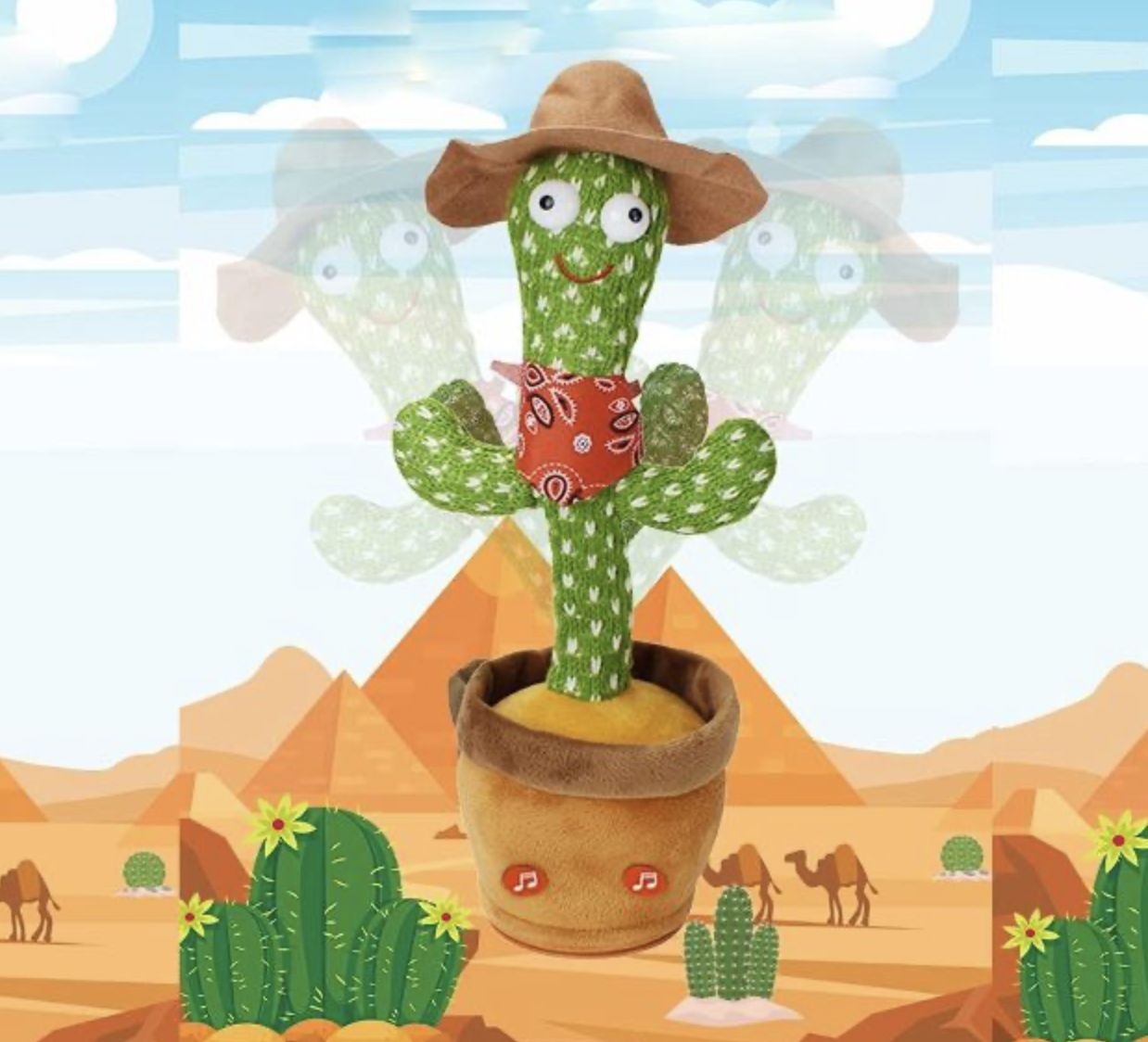 Tańczący, Śpiewający Kaktus Zabawka dla Dzieci - Cow Boy Kup z OLX!