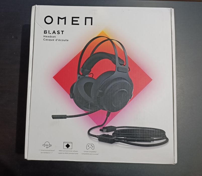 Fones HP Omen Blast Auscultadores Gaming com Fio (3 anos garantia)