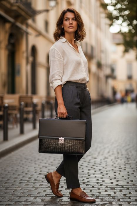 Портфель унісекс зі штучної шкіри