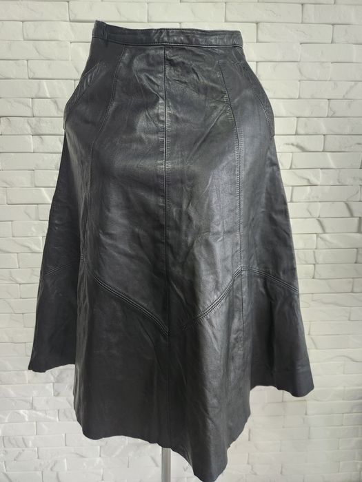 Спідниця з натуральної шкіри