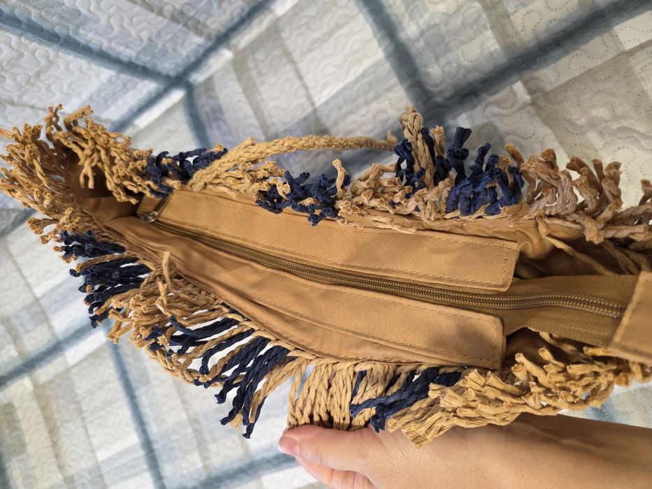 Сумка плетена літня