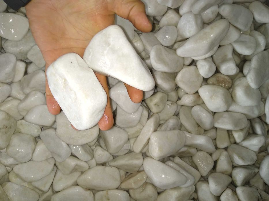 Kamień ozdobny / dekoracyjny / Kruszywo OTACZAK BIAŁY / TRANSPORT