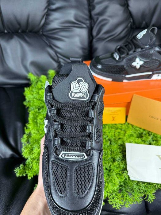 Кросівки Louis Vuitton Skate Sneaker луї вітон чорні луи дрилл