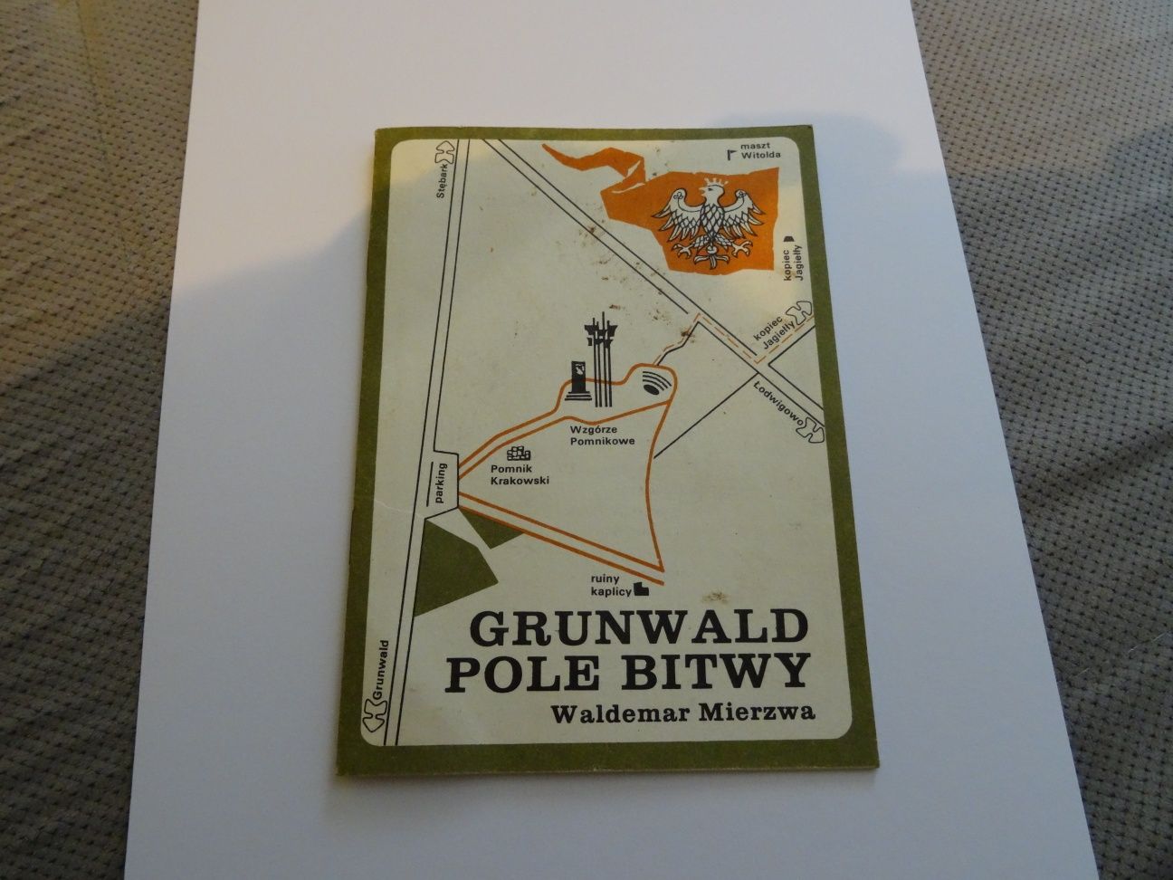 Mapa bitwy pod Grunwaldem
