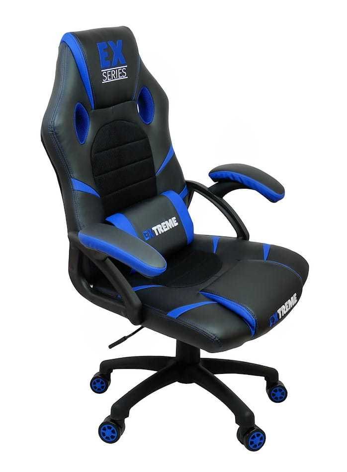 Fotel Gamingowy Extreme EX Dark Blue - Obrotowy