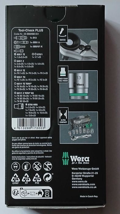 WERA Zestaw narzędziowy Tool-Check PLUS Imperial*39 cześci*nowy