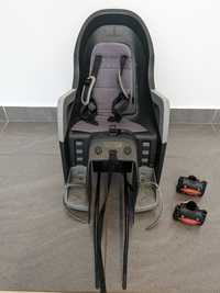 Fotelik rowerowy POLISPORT Maxi RS Guppy odchylany + 2 (!) mocowania