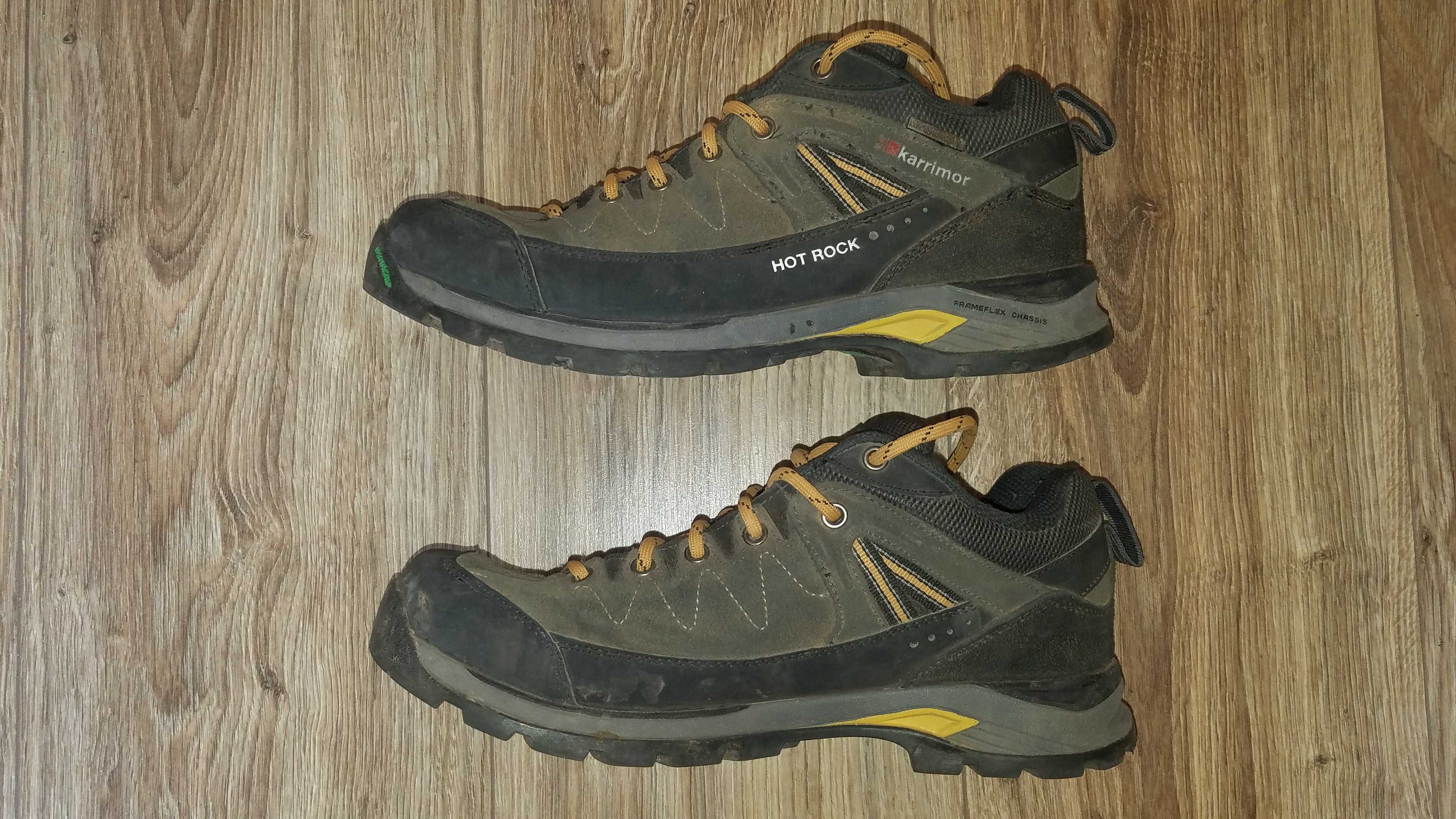 Buty KARRIMOR Hot Rock 39/40 25cm Skóra* trekkingowe wodoodporne BDB