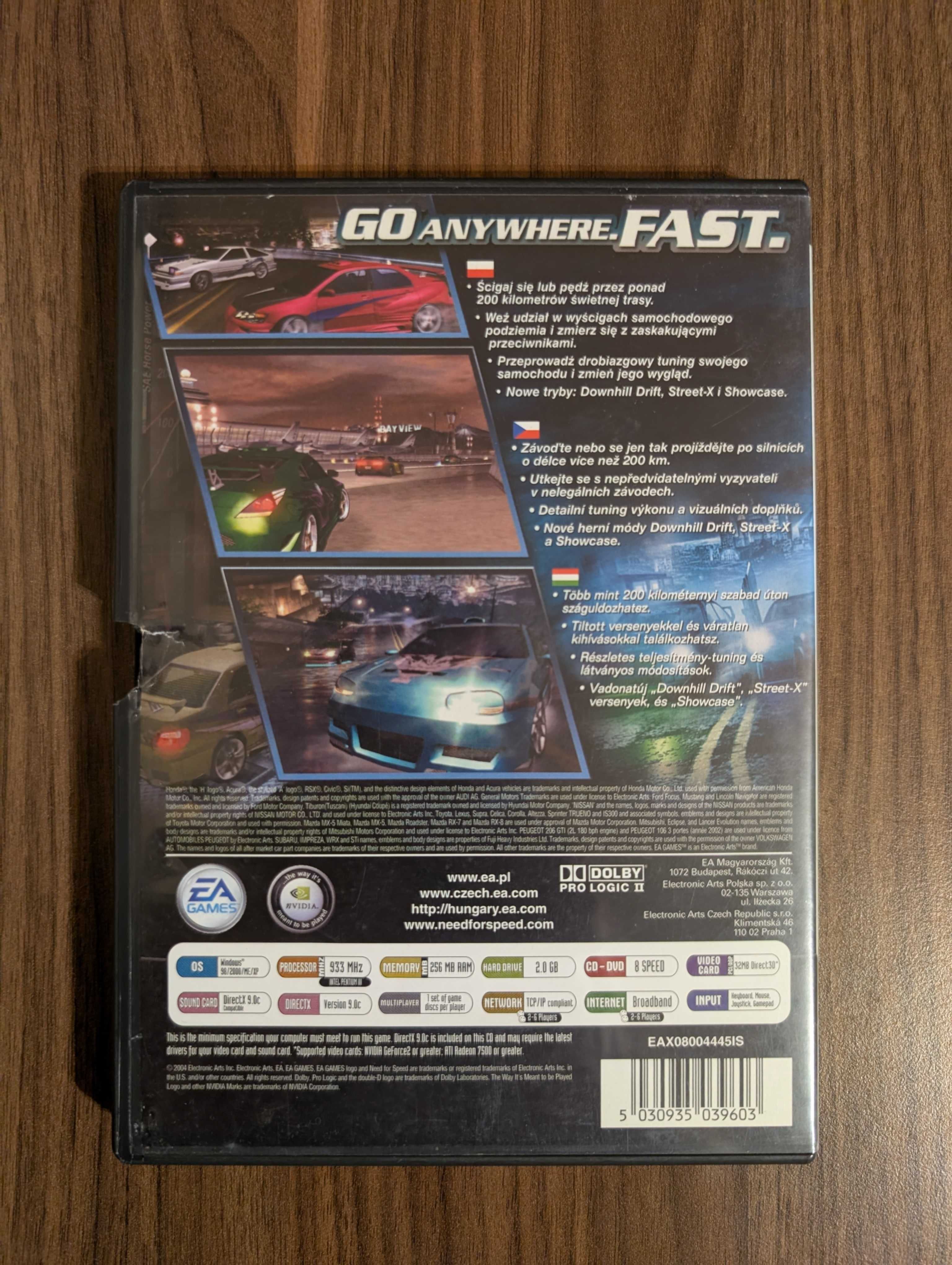 Need For Speed Underground 2 (PC) - PIERWSZE WYDANIE PL