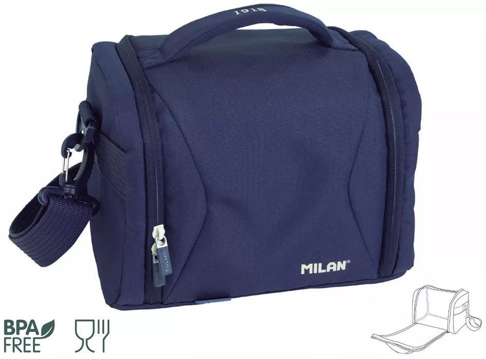 Torba termiczna Milan SERIA 1918 granatowa 5l. Milan. Nowy Produkt