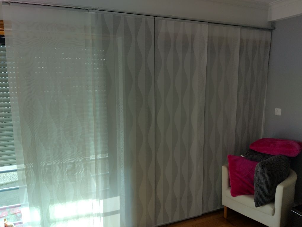 Cortinados quarto Brancos IKEA