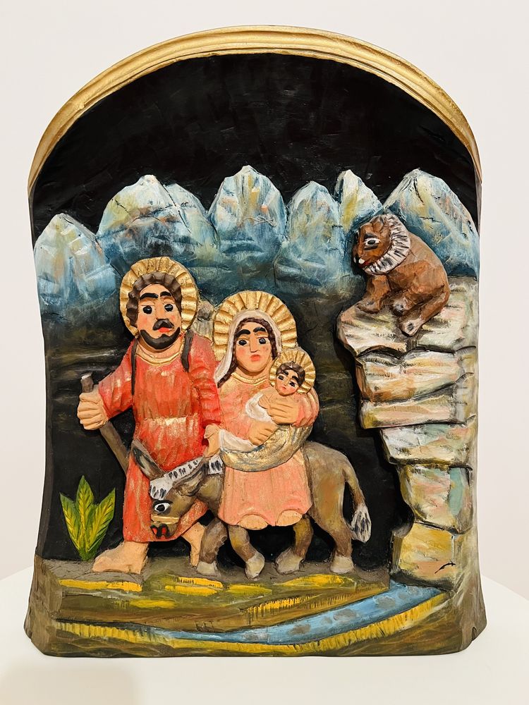 Rzeźba Marian Bednarz - Jezus z Józefem i Maryją