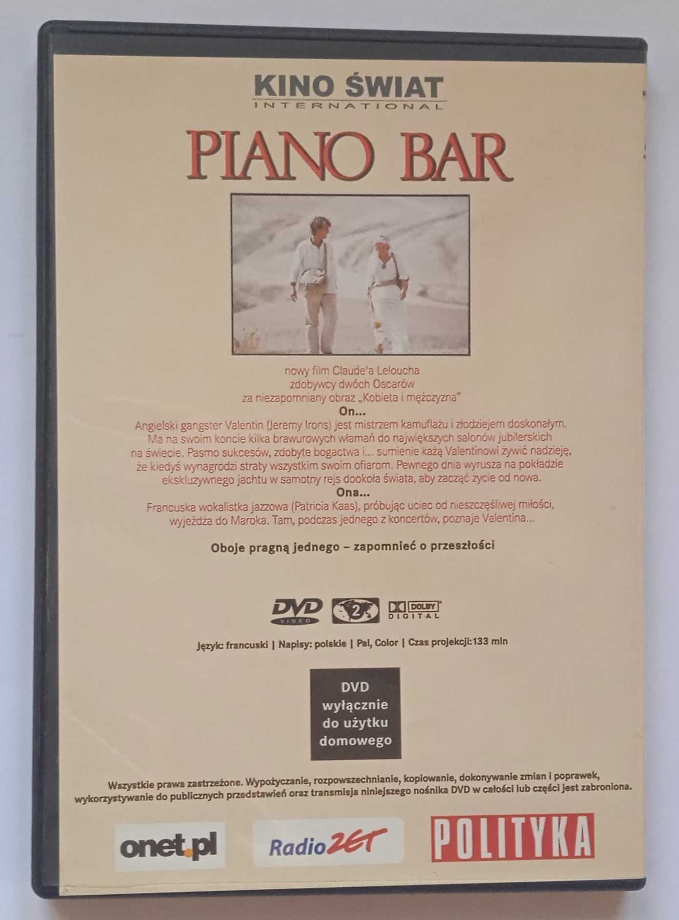 Film DVD "Piano Bar" reż. Claude Lelouch