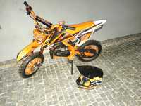 Mini moto 49cc + capacete