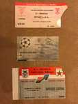 BENFICA - Bilhetes antigos futebol