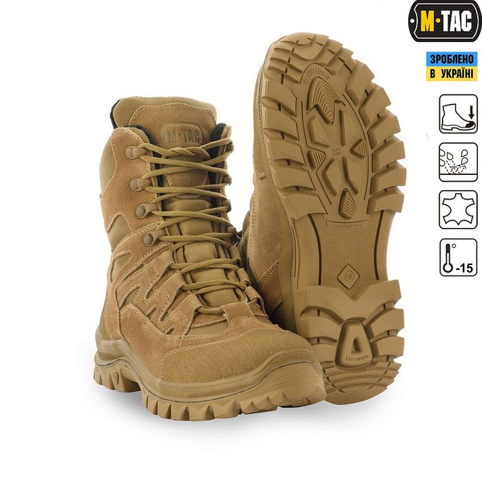 M-tac черевики зимові польові з утеплючвачем mk.2w r gen.ii coyote