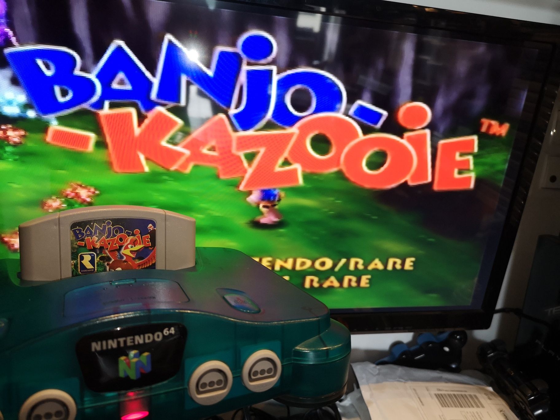 Konsola NINTENDO 64 PAL Ice Blue + kontroler  (jak nowa) sklep Ursus