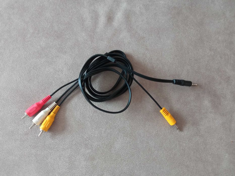 Кабель мультимедійний 2jack 3.5 to 3RCA