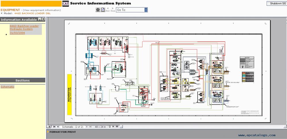 Caterpillar SIS - program serwisowy - instrukcje napraw - dtr schematy