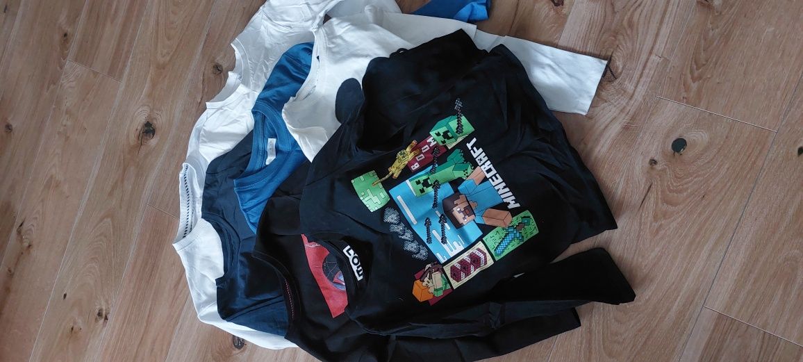 T-shirty długi rękaw, longsleeve Zara, Reserved 7 sztuk rozm. 134 cm