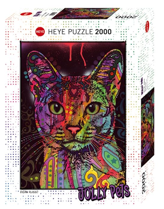 Puzzle 2000 elementów. Kot abisyński. Heye
