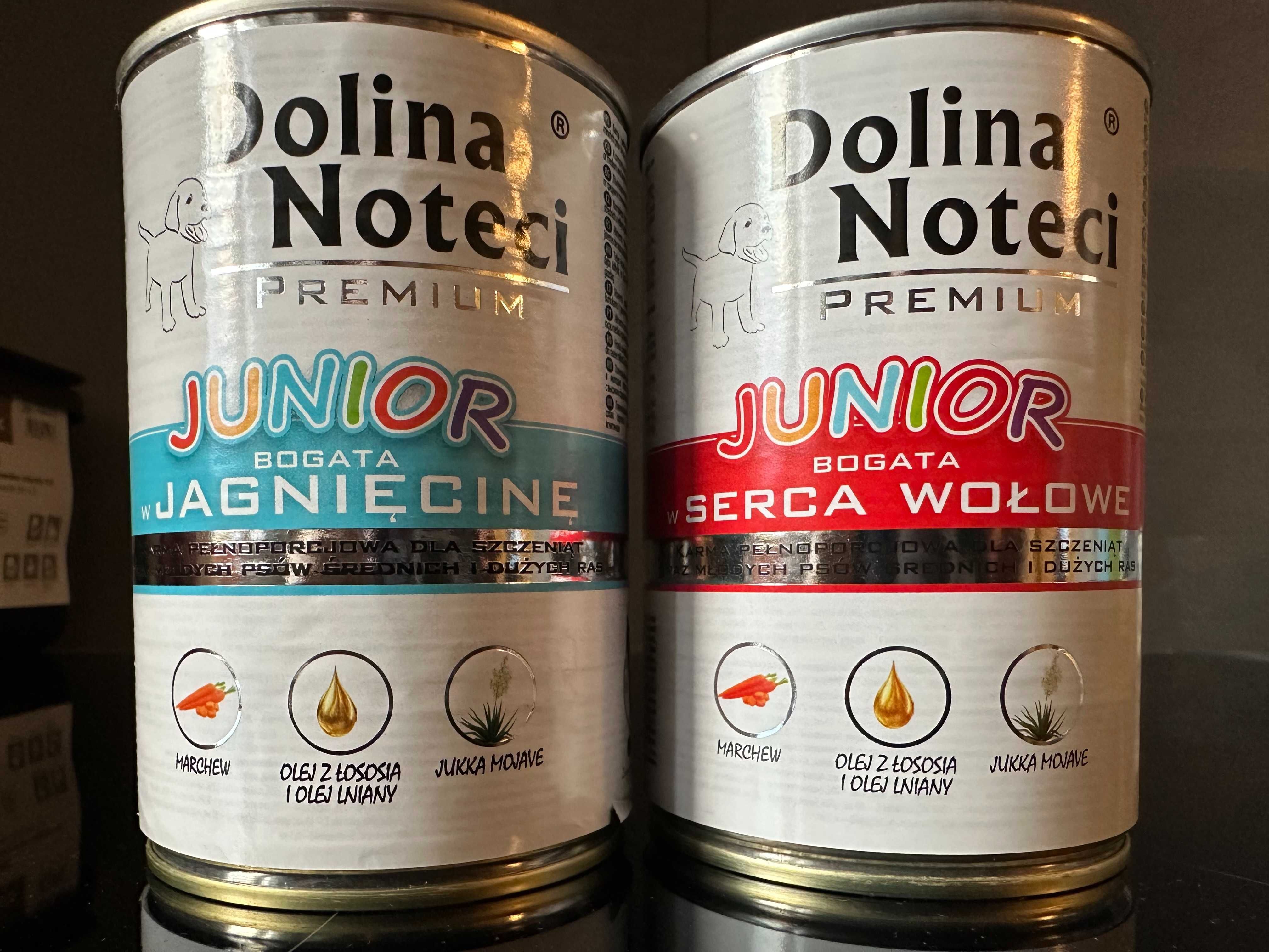 Dolina Noteci Premium Junior mokra karma dla psa MIX 24 x400 g