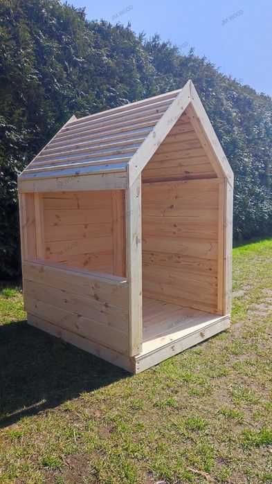 Drewniany domek ogrodowy dla dzieci GUCIO montaż GRATIS